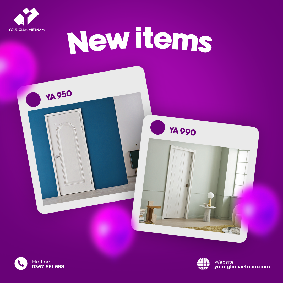 Younglim Việt Nam trình làng hai mẫu cửa mới YA950 - YA990